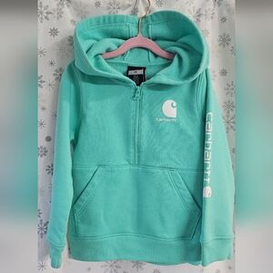 Carhartt Kids' Aqua Half-Zip Hoodie